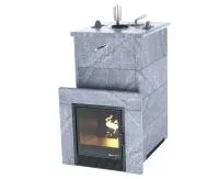 печь для бани изистим геленджик premium в четыр.кожухе из талькохлорита закр.верх 