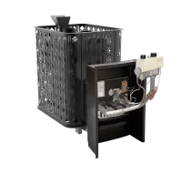 печь для бани black stove verona 18 чугунная закр.каменка газ