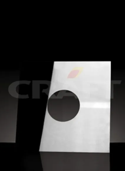 разделка craft потолочная декоративная нерж. (430), 600*387, с отв. ф300, двухсоставная