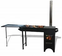 кухня-мангал березка дт-3 стекло