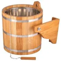 обливное устройство 20л с нержавеющей вставкой woodson дуб