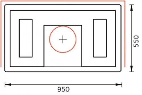 печь-камин tulikivi koli rigata 2100 мм 