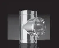 тройник craft 90° утепленный нержавеющий (316/0,8/304/0,5) ф180/280 по воде