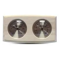 станция банная sawo 271-tha, термометр с гигрометром, осина, 225*140 мм