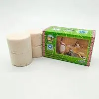 плитка соляная пихта с эфирным маслом для бани и сауны, 350 г бацькина баня