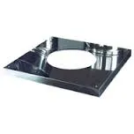 разделка феррум потолочная декоративная нерж. (430/0,5 мм) 480*480 с отв. ф280, в пленке