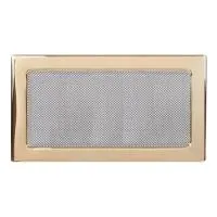 решетка вентиляционная 170*300 мм, золотая, fireway 