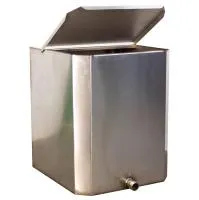 бак сталь-мастер навесной 40 л нержавеющий (aisi 201/1мм) вертикальный