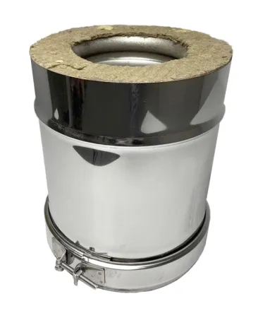 дымоход craft утепленный нержавеющий (316/0,8/304/0,5) ф115/200 l=1м по воде