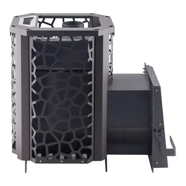 печь для бани сталь-мастер hard 18l панорама 2021 со стеклом закр каменка дровяная