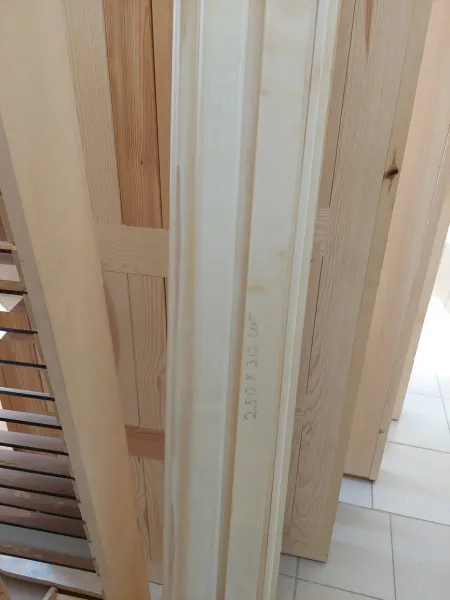 нащельник осина 2,5м*3,5см, большаков