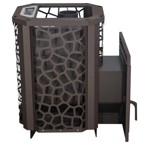 печь для бани сталь-мастер hard 18м пламя со стеклом закр каменка дровяная #