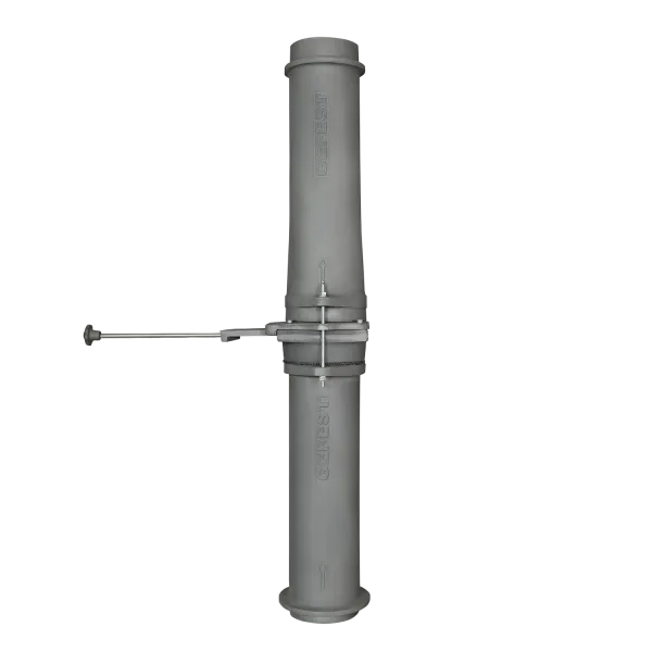 модуль шиберный gfs чугунный 115/500 дополнительный (верхняя труба + шибер мм)
